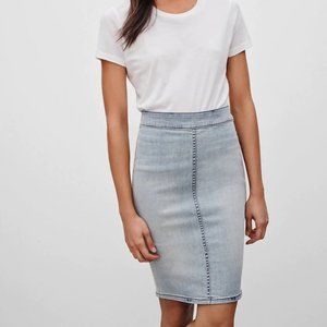 Aritzia The Castings Denim Pencil Skirt